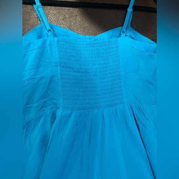 NWOT Express Festival Linen Spaghetti Strap Dress with Pockets Size XS - Picture 8 of 9